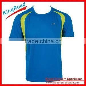 Professional OEM High Quality Coolmax 100% Polyester Running t Shirts thumbnail-1