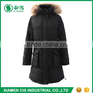 2017 New Style Winter Windproof Warm Sexy Women Long Duck Down Coat thumbnail-2