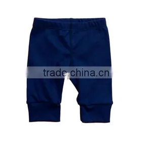 Wholesale Newest Baby Plain Green Infant Soft Cotton Leggings Kids Harem Pants thumbnail-3