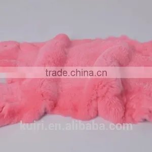 Dyed Colour Fur Manufacturers Selling Customized Dyeing Rex Rabbit Fur Skin thumbnail-2