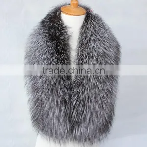Myfur Natural Large Fox Fur Collar / Fur Trim for Winter Coat/Parka thumbnail-6