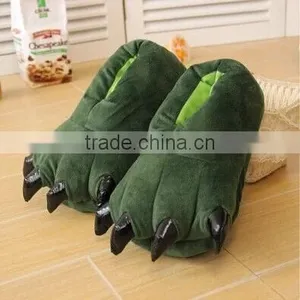 Kids Men Women Animal Monster Feet Slippers Claw Paw Plush Shoes thumbnail-6