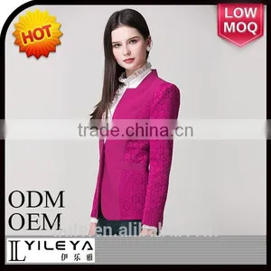 Luxury Fashion Coat, Office Style Red Women Jacket Spring 2015 thumbnail-1