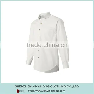2014 Newest Autumn Design Man's Formal Wholesale Plain White Shirts thumbnail-1