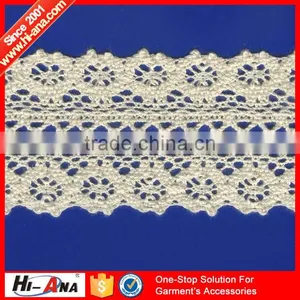 Cotton Lace Trim,cotton Lace Fabric,crocheted Lace thumbnail-1