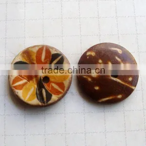 Natural Coconut Shell Button for Clothes thumbnail-1