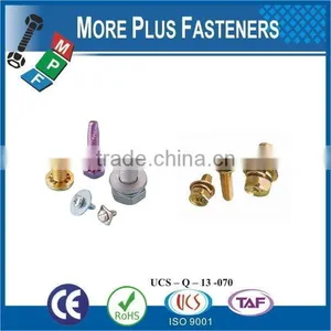 Taiwan #9-15 x 2-1/2" Hex Unslotted Hex Washer Head Zinc Self-Piercing Point Bi-Metal Sheet Metal Screw With Hex Double Lock thumbnail-3