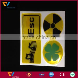 Colorful Fashionable 5d Home Decor PVC Wall / Truck Car Decoration Reflective Sticker thumbnail-5