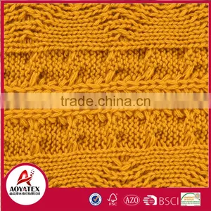 Promotion Solid Color 100% Knitted Acrylic Orange Blanket thumbnail-2
