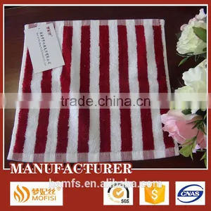 Wholesale Cheap Red 100% Cotton Face Towels thumbnail-4