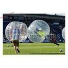 Big Clear PVC Inflatable Body Zorb , Football Games Bubble Bumper Ball 1.3mH thumbnail-1