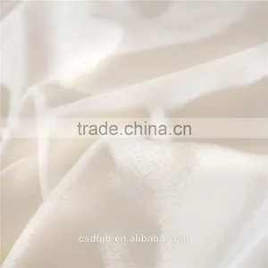 2017 NEW DESIGN SUPER SOFT MICROFIBER MILK WHITE 4PCS BEDDING SET thumbnail-5