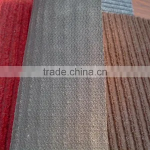 Red Gray Blue Green Color Plain Shaggy Stripe Jacquard Exhibition/Hotel 100% PE Carpet 1-4m Width thumbnail-6