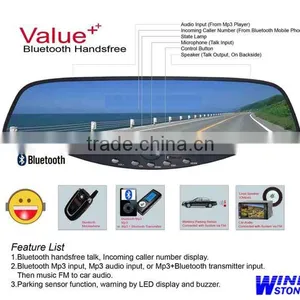 Car Bluetooth Handsfree Rearview Mirrors thumbnail-1