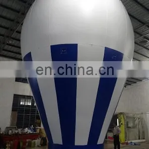 Cheap Giant Advertising Inflatable Rooftop Blue Ground Balloon thumbnail-1