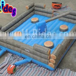 Inflatable Wipeout Interactive Bounce House Game thumbnail-1