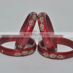 Indian Traditional Wedding Glass Bangles thumbnail-1
