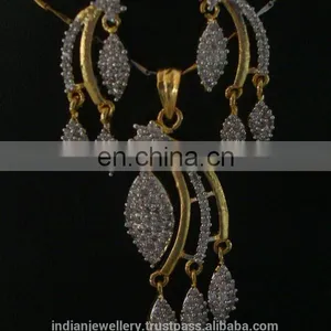 cz Pendants Jewelry Manufacturer, cz Pendant Jewelery Exporter thumbnail-3