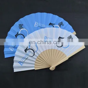 Printed Hand Fan With Wooden Frame for Promotion thumbnail-4