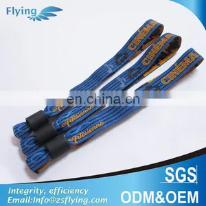 Hot Sale Cool Custom Metallic Woven Event Wristband thumbnail-1