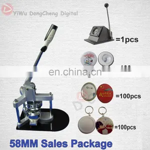 2015 Great Promotion for 2-1/4" 58MM Badge Maker Button Machine Package/ 58MM Sales Package thumbnail-1