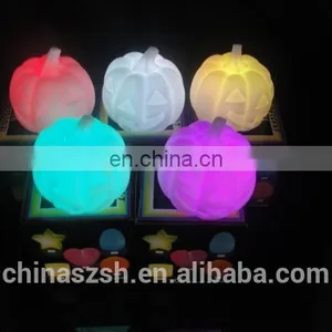 Plastic LED Glowing Flashing Pumpkin Lights for Halloween thumbnail-4