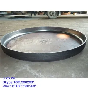 304 Stainless Steel Flat Flanged Head/ Forged Boiler Part Bottom Cover thumbnail-3