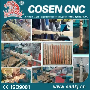 Cosen Cnc Wood Turning Lathe for Wood Desk and Chair Legs thumbnail-2