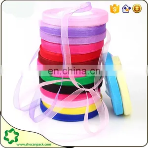 SHE CAN PACK for Wedding Decoration Organza Ribbon With Factory Price thumbnail-1