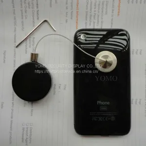 Round Anti-theft Recoil Pull Box With Adjustable Wire Loop Lanyard thumbnail-5