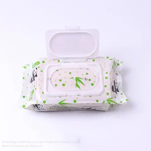Chinese Bamboo Natural Organic Biodegradable 80pcs Wet Wipes thumbnail-4