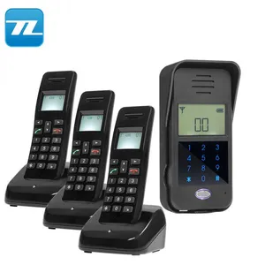 One Outdoor Unit With 2 Handsets Remote Unlock House Intercom House Use Wireless Interphone TL-AD01 thumbnail-1