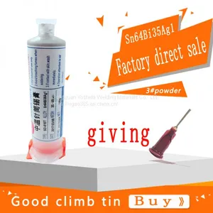 Syringe Solder Paste Sn64Bi35Ag1 SMT Solder Tin Environmentally Friendly Solder Paste thumbnail-1
