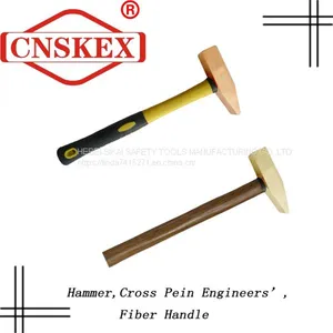 Non Sparking Tools Hammer Cross Pein Engineers' Fiber Handle thumbnail-4