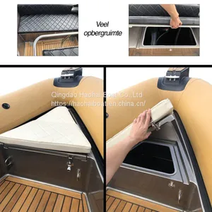 CE Approval 6.8m Fiberglass Hull Inflatable Yacht Boat Rib 680 for Sale thumbnail-2