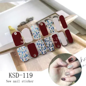 Nail Art Adhesive Sticker DIY Manicure Snowflake Shiny Sequins Nail Polish Strips Wraps Accessories Wholesale thumbnail-4