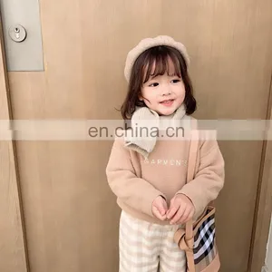 4779/2020 Newest Three Colors Available Plush Hoodie Warm Fashion Pullover Sweater Shirts thumbnail-2