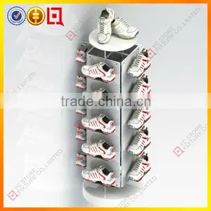 Rotating 4 Sides Shoe Display Stand thumbnail-1