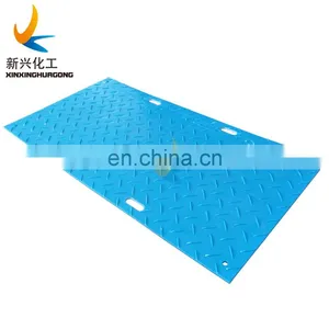 Durable Temporary Floor Protection Mats HDPE Construction Track Plastic Road Mat HDPE Floor Protection Pipeline Mats/ Temporary thumbnail-4