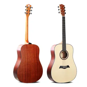 Best Selling 41 Inch Dreadnought Acoustic Guitar Custom Guitar Made in China for Sale thumbnail-1