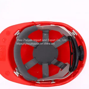 Factory Direct Supply CE ANSI Breathable Helmet Electrician Protective Helmet Anti-smashing Protection Helmet V-shaped Helmet thumbnail-2
