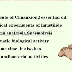 Chinese Supplier Pharmaceutical Grade 100% Pure Natural Chuanxiong Oil thumbnail-3