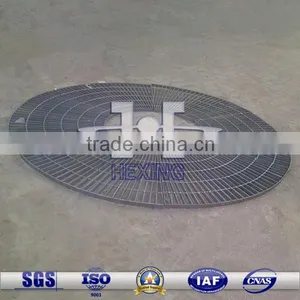 Hot Dip Galvanized Steel Grating Rain Strainer for Tree thumbnail-1