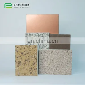 High Density Polyethylene Fire Resistant Faux Indoor Paneling Fireproof Mineral Wool Sandwich Roof Panel thumbnail-3