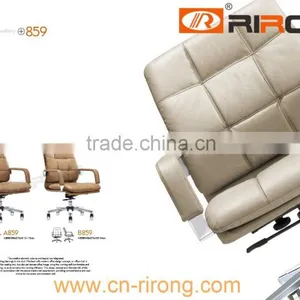 Luxury Swivel Leather Heated Office Chair thumbnail-5
