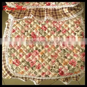 Cotton Chair Cloth Flower 100% Cotton Chair Cover Hotel Chair Cover, Living Room Table Cover thumbnail-5