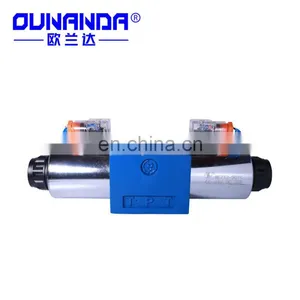 HUADE Series Electromagnetic Reversing Valve 4WE10E31B/CG24N9Z5L Hydraulic Solenoid Valve thumbnail-3