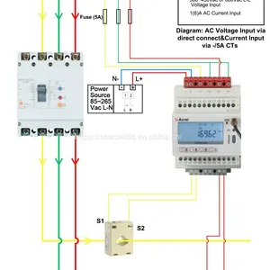 4G/WIFI/Lorawan Wireless Smart Electricty Meters Used in IOT Energy Management System for Power Consumption Measuring thumbnail-3
