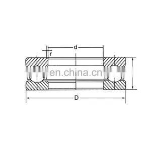 51205 P5 Manufacturer Wholesale Superior Quality Thrust Ball Bearing 25*47*15mm thumbnail-5