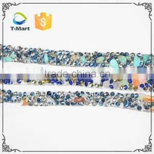 Multicolor Stone 1.5cm Hot Fix Trimming for Shoes Decorations thumbnail-3